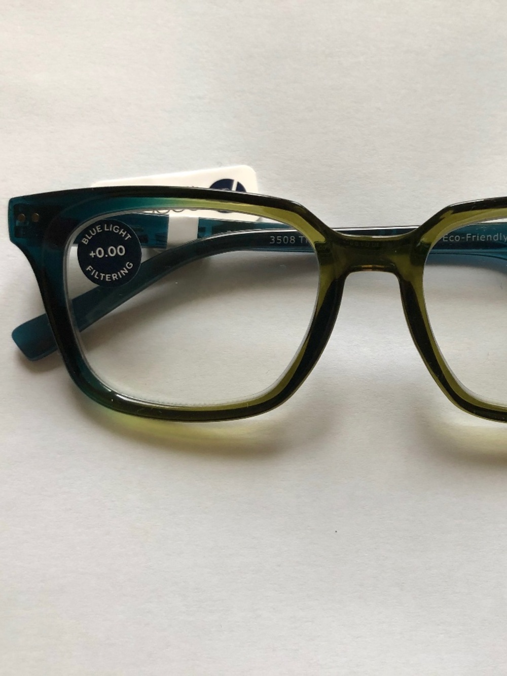 New Peepers Green Ombre Tiki Blue Light Filtering Glasses
